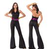 Halloween Couple Suit Vintage Disco Costume 80 Hip Hop Singer Stage Dress