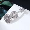 Brooch Pin Violin Rhinestones Jewelry Shiny Guitar Brooch Clothing Accessories