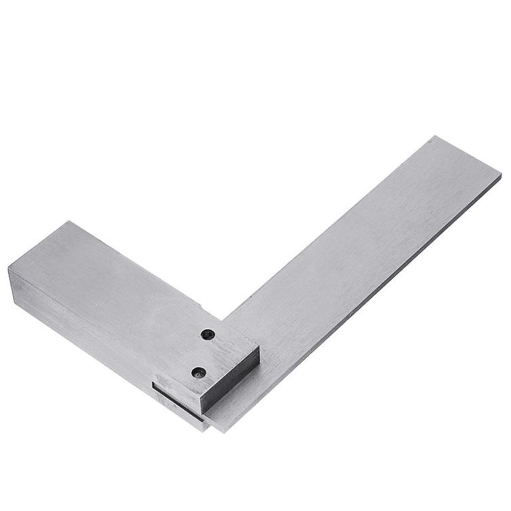 45 Steel 90 Degree Right Angle L-square Gauge DIY Woodworking Ruler Protractor