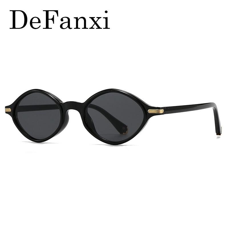 Lightweight Comfortable Durable High Quality Retro High End Designer Style Glamorous Oval Shaped Female Male Sun Glasses