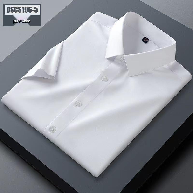 Men's High-End Mulberry Silk Long-Sleeve Casual Shirt - Autumn Tencel Drape, Non-Iron