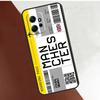 Boarding Pass Ticket Case For Xiaomi Redmi Note 14 10 11 12 13 15 Pro Plus Cover For Redmi 15 14C 10C 12C 13C 15C