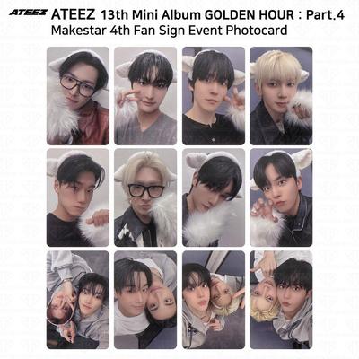 13th Mini Album Golden Hour Part.4 Makestar Fan Sign Event Photocard