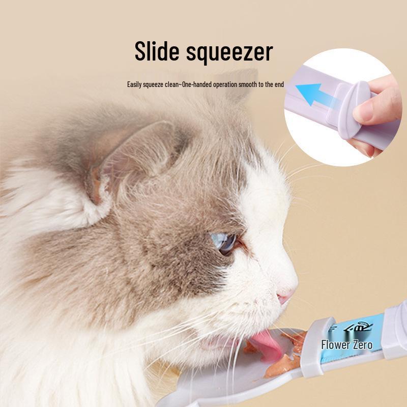 Cat Feeding Spoon for Meat Mousse