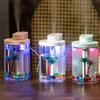 Hot Sale Landscape Mini Portable Ultrasonic Humidifier Office Desktop 7 Colors Night Light Air Humidifier for Gift