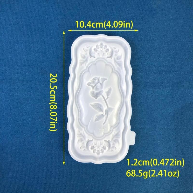 Silicone Mold Resin Craft Molds DIY Hand-Making Moulds Ornament Mould for Creating Beautiful Rose Flower Resin Crafts