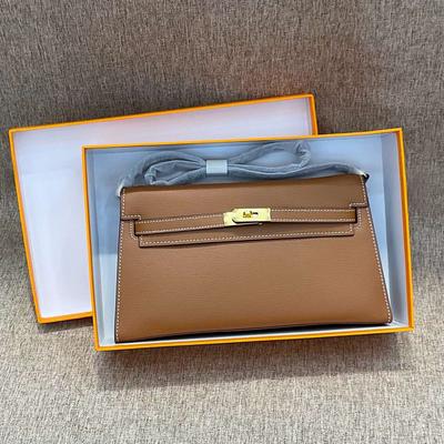 Cross Border New Goat Grain Cowhide Bag Genuine Leather Armpit Bag Single Shoulder Crossbody Bag Fashionable Retro Versatile Women's Bag