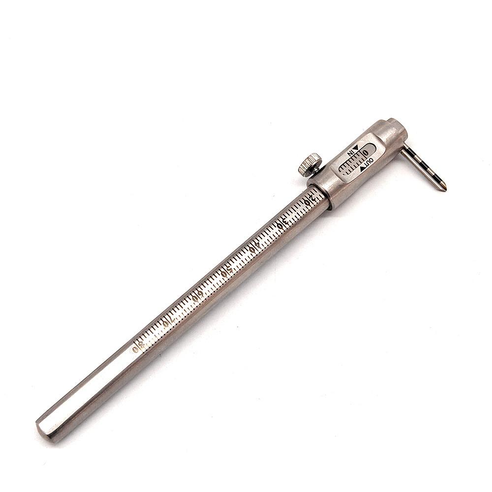 New Type Dental Orthodontic Sliding Caliper Dental Implant Measuring Gauge Caliper Ruler 0-80mm/ 100mm Stainless Steel  Dentist Tools