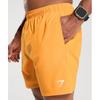 Gymshark Arrival 7  Shorts Fitness Orange A2a1l Obrv