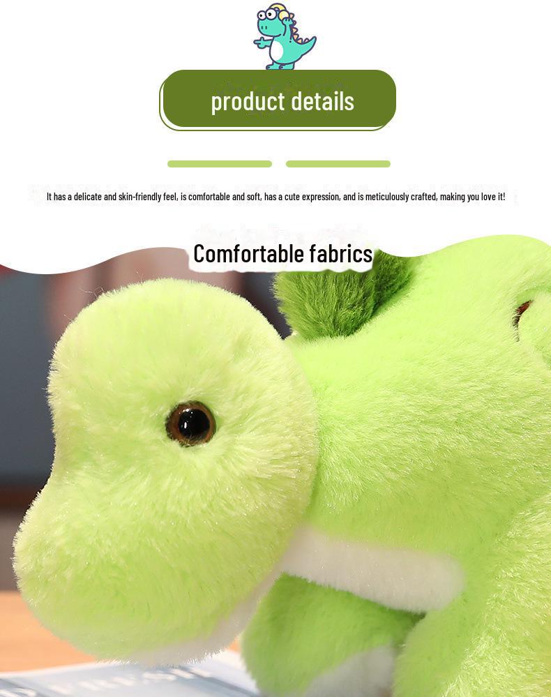 Dinosaur Park Plush Toy Series: Tyrannosaurus, Stegosaurus, Triceratops - Perfect for Dragon Year Gifts