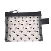 Large Capacity Transparent Mesh Cosmetic and Toiletry Bag - Portable Travel Storage