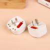 China Standard 16A/10A 250V Three-pole Power Plug Detachable Rewireable Power Socket Connector Outlet With Switch & LED Light