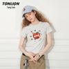 TonLion Women's Slim Fit Short Sleeve T-shirt