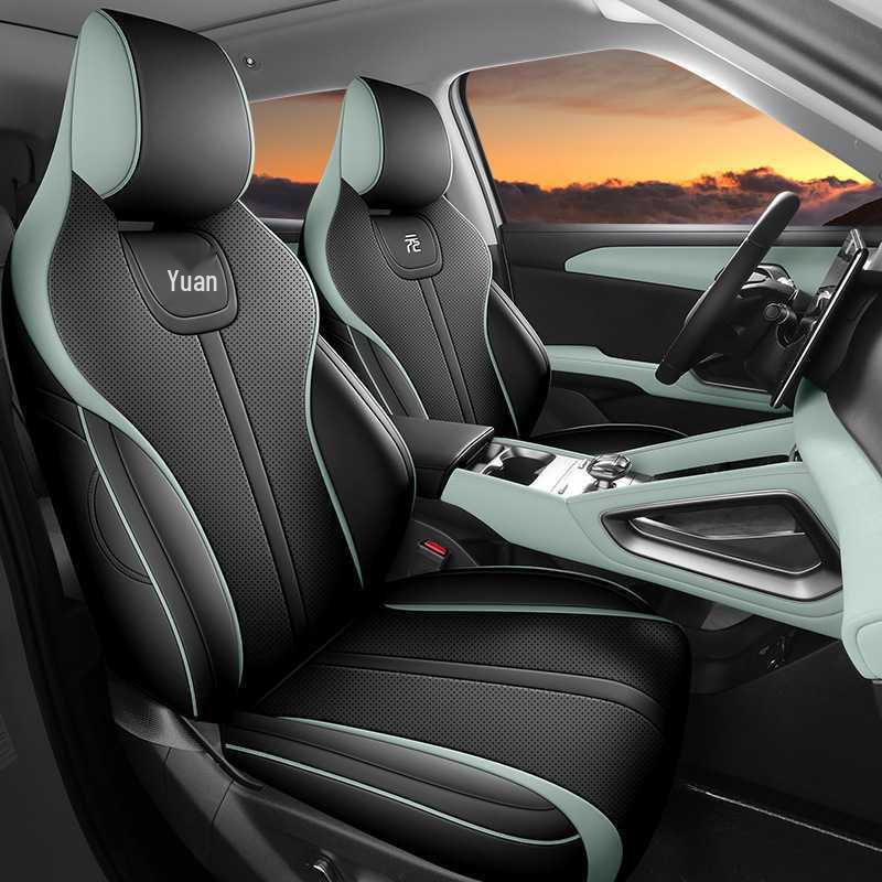 BYD Yuan UP Leather Car Seat Covers for Five-Seater - All-Season Cushions