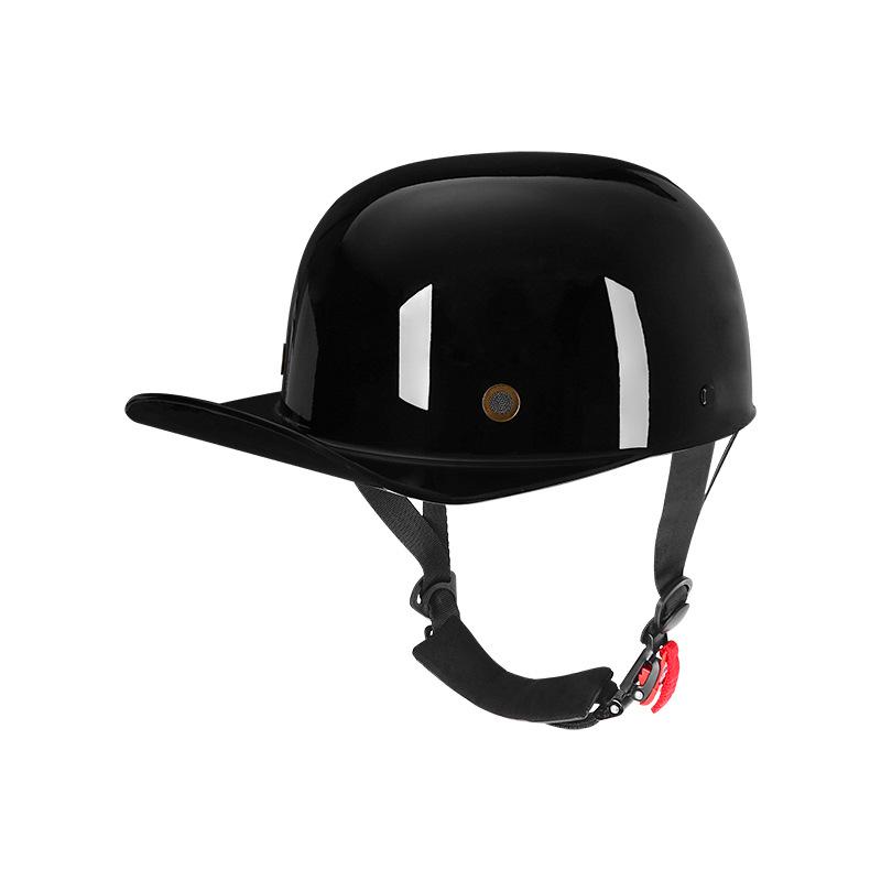 Vintage Helmet Gangster DS Personality Peaked Cap Baseball Cap Half Helmet Electric Car Scaler Helmet Helmet