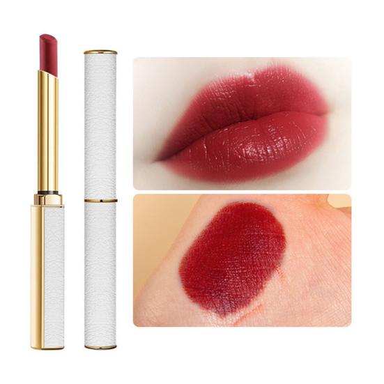 8g Women Lipstick Waterproof Bright Colors Universal Natural Lightweight Lip Makeup Tool Small Thin Tube Woman Makeup Lip Lipstick for Schoolgirl