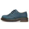 First layer low-top small leather shoes women's leather Crazy Horse brown large size short boots round head men's and women's couples leisure workers