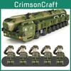 Dongfeng 41 Intercontinental Missile Vehicle Assembles Building Blocks Gift For