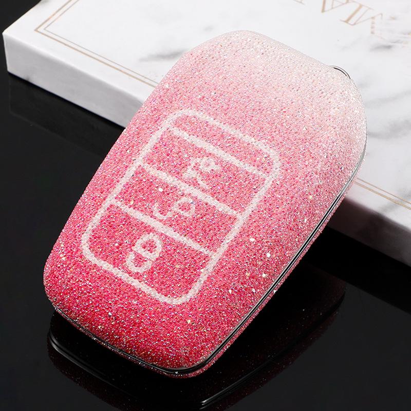 Toyota Car Key Case for Highlander, Camry, Corolla, Venza, Levin, Asian Dragon - Men’s Shell Buckle Bag