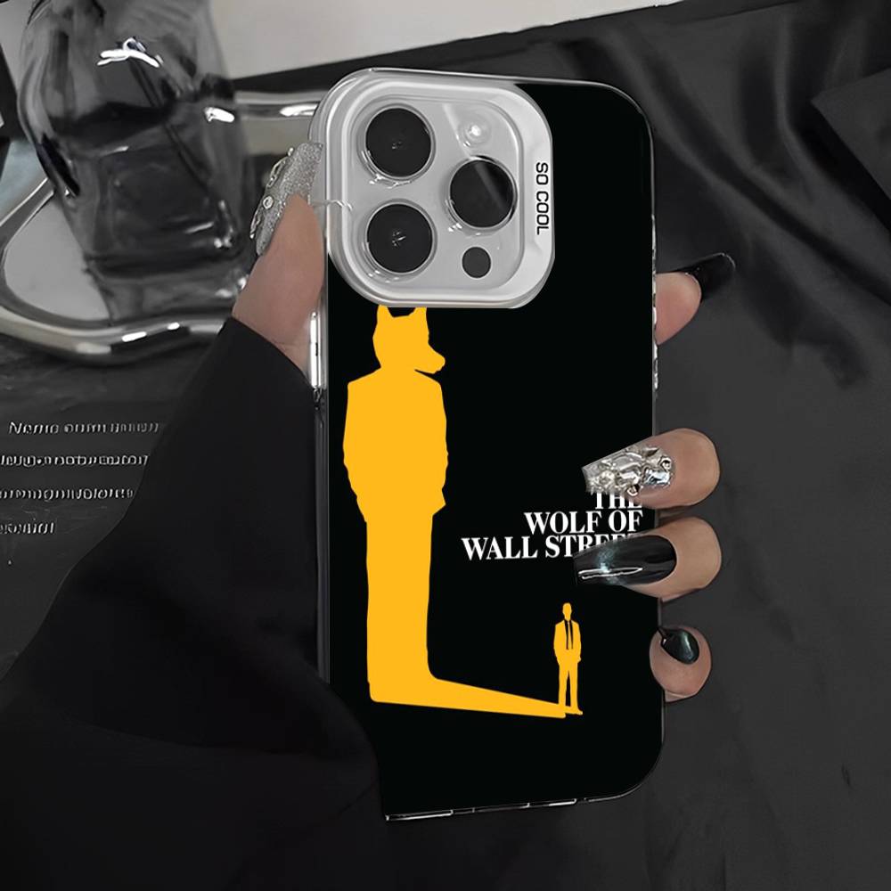 TV The W-Wolf Of W-Wall S-Street Phone Cover For IPhone 16 15 14 13 12 11 17 Pro Max Plus Color Silver Shell