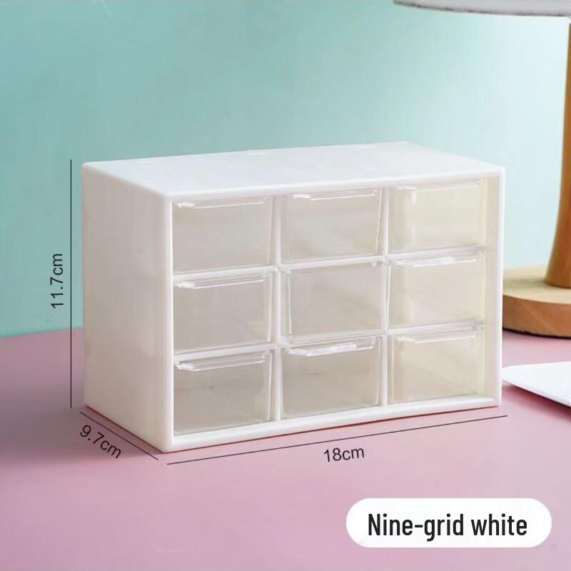 Clear Desktop Drawer Organizer