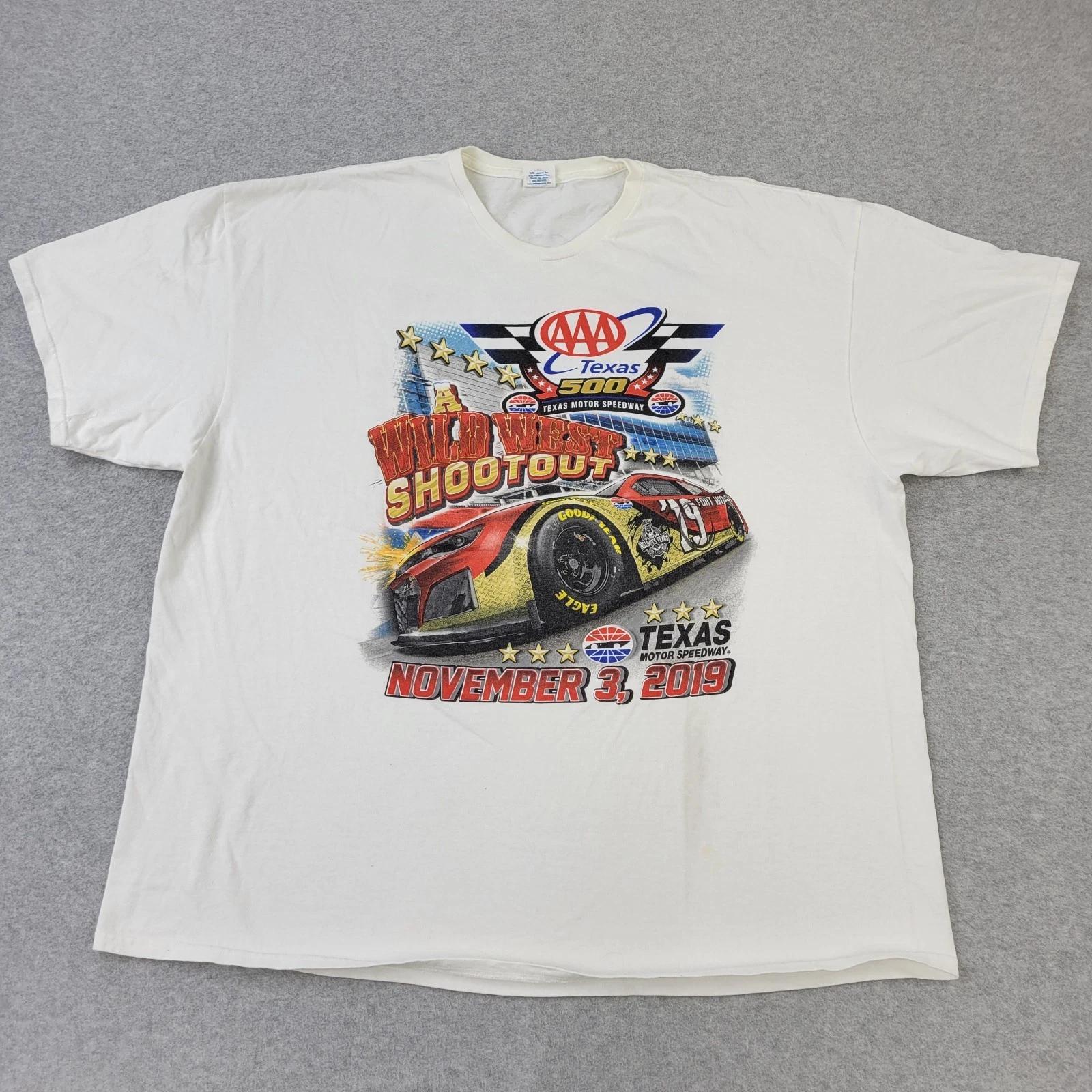 AAA Texas 500 Wild West Shootout Delta Shirt Mens 3XL XXXL Graphic Pro Weight L