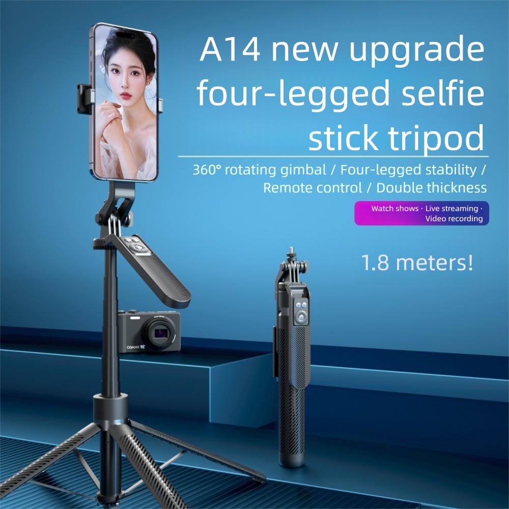 Aluminum Alloy Bluetooth Selfie Stick Auto Face Tracking Camera Stand Handphone Stabilizer Phone