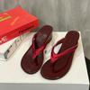 Fashion 2025 Summer New  Slipper Fashion Med Weadge Heel Dress Sandal Ladies Casual Outdoor Beach Vaction Slides Shoes