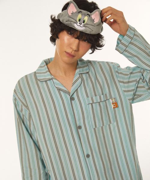 

[SPAO] Пижама с длинным рукавом Том и Джерри_SPPPG23U12 [Отправка из Кореи] 100% Оригинал Green - S