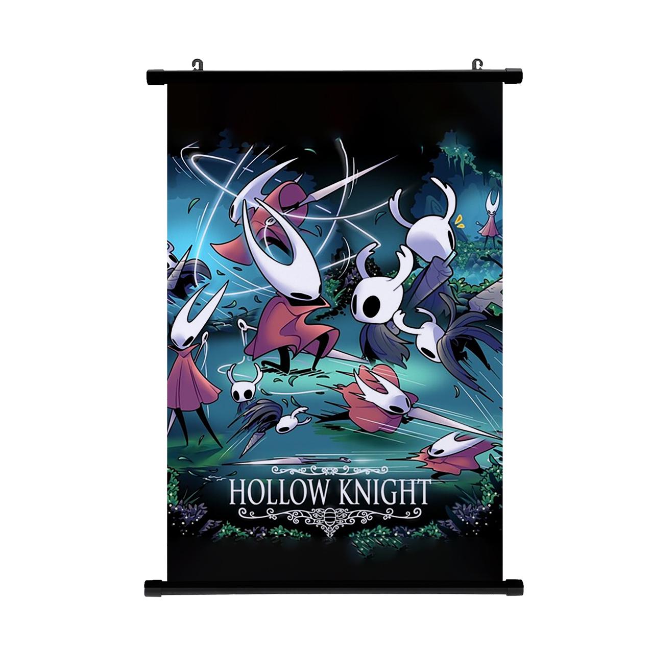 

Аніме Постер-свиток Hollow Knight Гаряча гра Мультфільм Косплей Настінна декоративна картина Вітальня Спальня Декорація Домашній декор 30*45cm жовтий