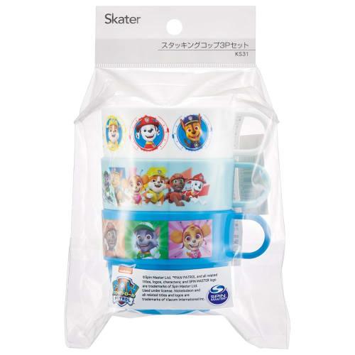 Skater Children's Cups, Set of 3, Paw Patrol 23, Made In Japan, KS31-A