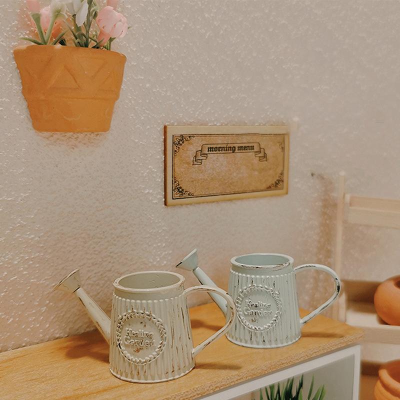 1 szt. Miniaturowy czajniczek do podlewania zraszacz do domku dla lalek Kwiaty Ogrodnictwo Prysznic Symulacja Miniatury Skala Mikroskopiczny Pokój Dekoracja DIY