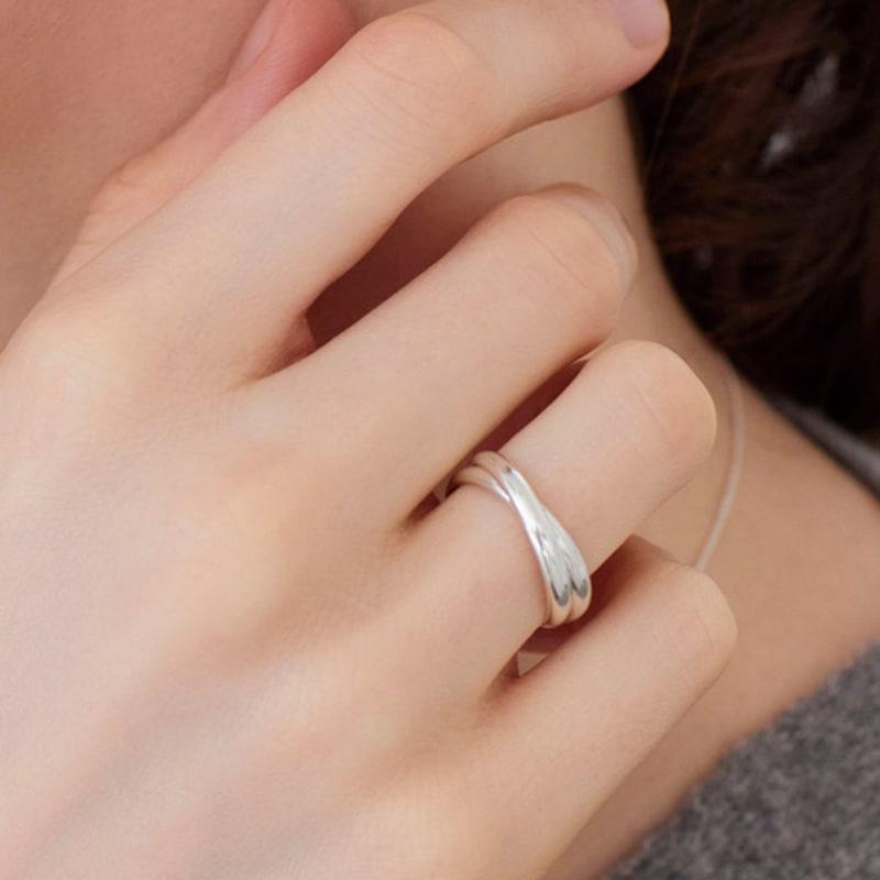 dmoment Infinity Layered Ring (925Silver)