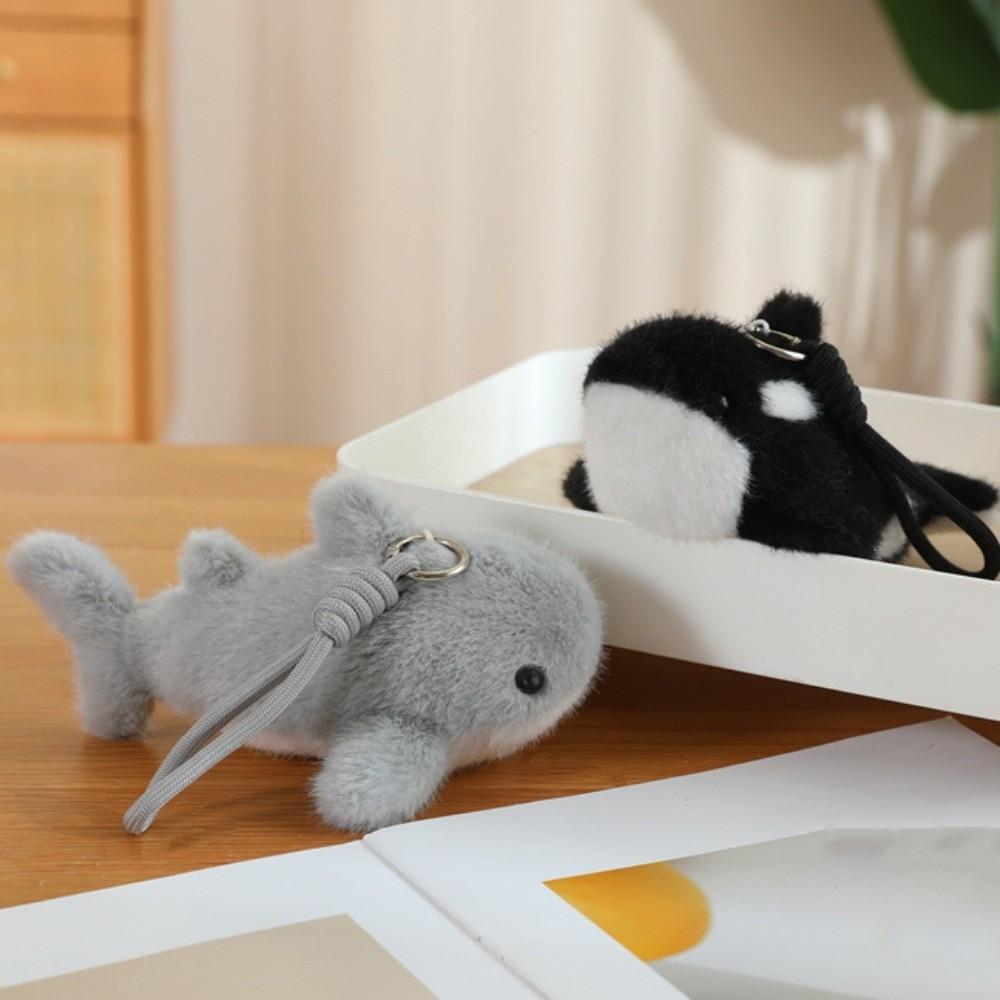 Ocean Animal Dolphin Plush Doll Keychain Plush Doll Key Rings  Kids Birthday Christmas