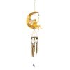 Hanging Powered Wrought Wind with Cutout Design for, Garden, Patio Decor