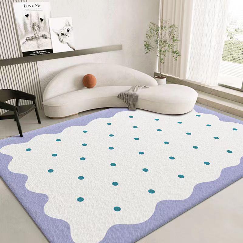 Plush Imitation Cashmere Carpet - Thick, Year-Round Floor Mat for Bedroom or Living Room