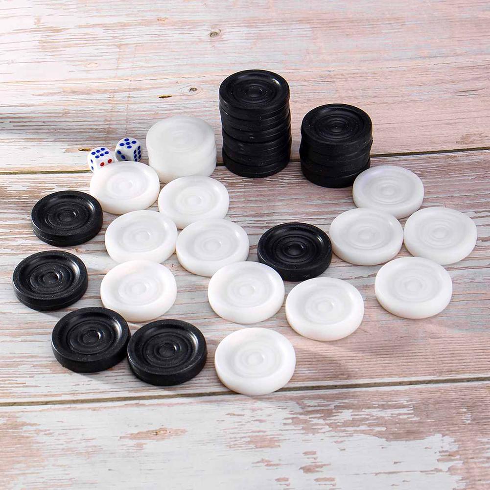 Travel Casual Chess Pieces Checkers Backgammon Pieces Home Party Board Game