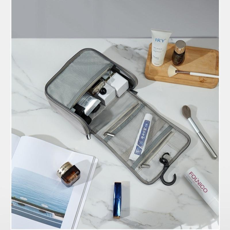 Carabiner Folding Wash Bag Hook Business Travel Toiletries Storage Bag Cosmetic Bag