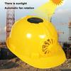 Solar Power Fan Helmet Outdoor Working Safety Hard Hat Workplace ABS Material Protective Cap Safety Hard Hat With Solar Fan