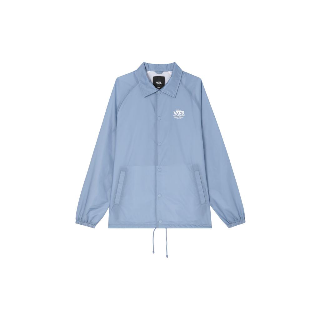 Vans Polo Button Long Sleeve Jacket Unisex Jacket Fog-Blue VN0002MUKJ7