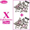 2set Full Screw Set For iPhone X XS XR 11 12 13 Pro Max Mobile Internal Bracket Bottom Complete Screws Replacement Repair Parts