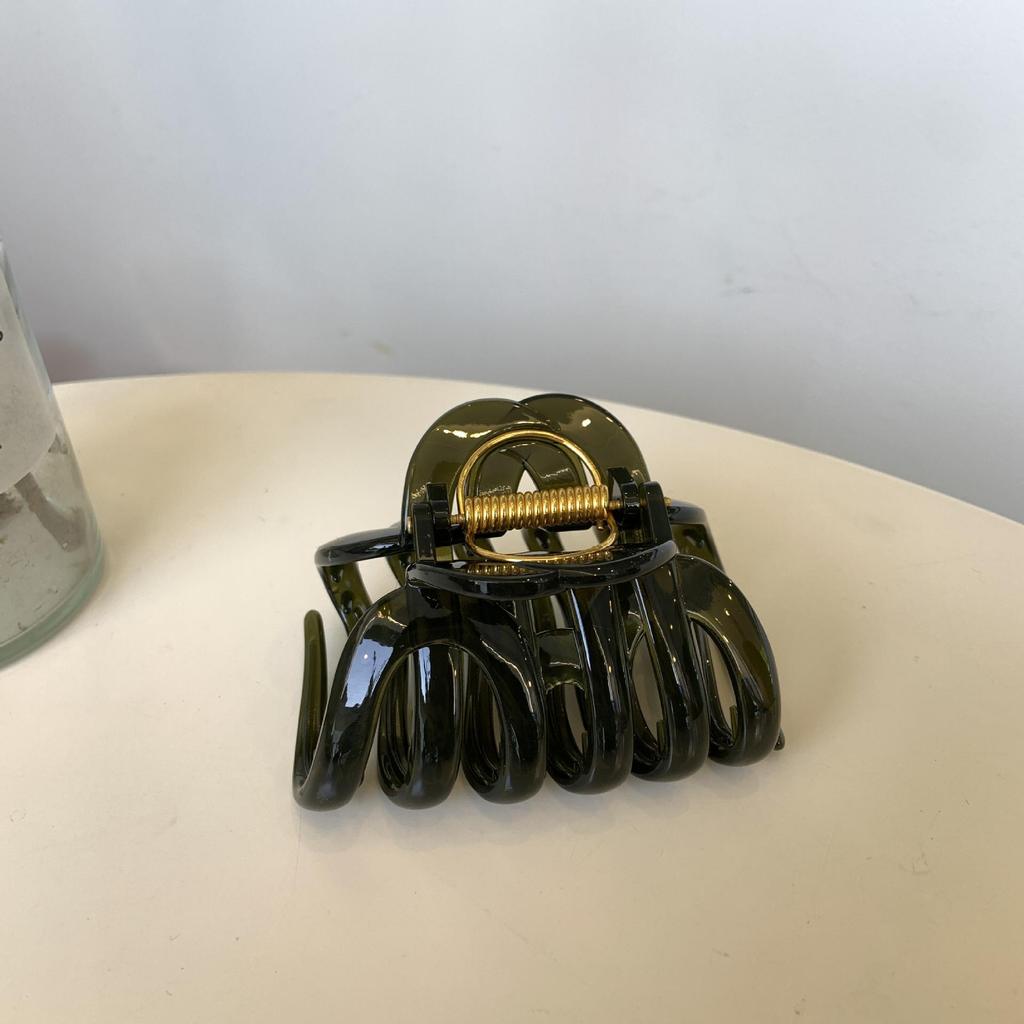 Large Super Grip Pumpkin Claw Clip for Thick Hair - Shark Style Updo Hair Clip 2025