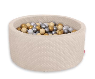 Minky Dry Pool H-40 Cm with 200 Balls - Beige