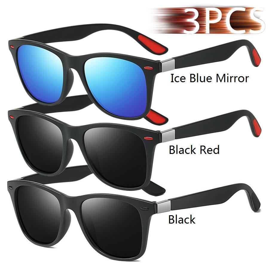 Fashion Vintage Square Unisex Driving Fishing Sunglasses Men Women Luxury Brand Designer Sun Glasses Anti-Glare Eyewear Uv400