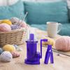 Hand Operated Hand Knitting Machine Simple Design Crocheting Tool Mini Spool Knitter Hand Crank with Clip Yarn Knitting Tool
