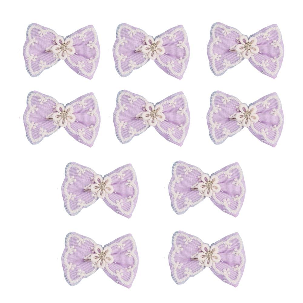 Sewing Decor Lace Mesh Bowknot Wedding Decoration Flower Bow Applique Children's Pantyhose