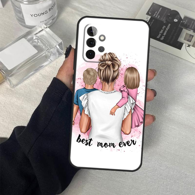 Baby Mom Daughter Girl Son Dad Case For Samsung Galaxy A53 A33 A23 A13 A14 A24 A34 A54 A52 A32 A22 A12 A51 A71 A21S Cover
