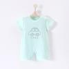 Newborn Baby Short-Sleeve Romper - Light Summer Jumpsuit for Boys