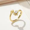 Korean-Style Adjustable Cute Cat Paw Ring for Women
