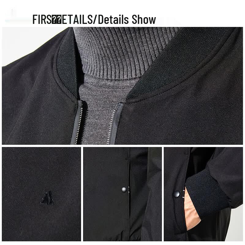 Men's Business Casual Baseball Collar Jacket